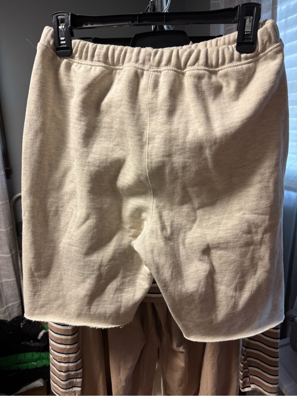 FP Movement For The Win Midi Short -Oatmeal Heather Black Logo NWOT Size RT $48 - Picture 6 of 8